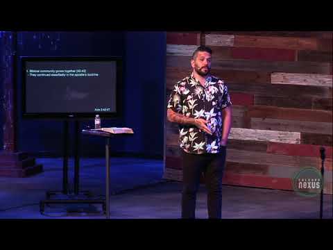 Acts 2:42-47 - "Biblical Community"