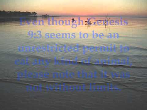 Clean and unclean animals, understanding Genesis 9:3