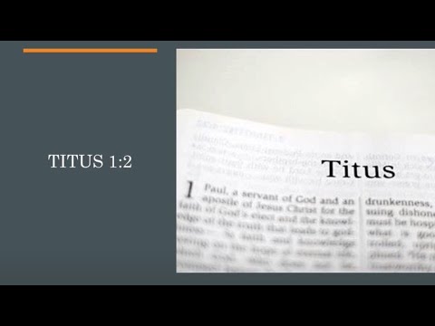 Titus 1:2