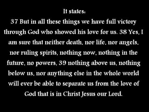 Love- Romans 8:37-39