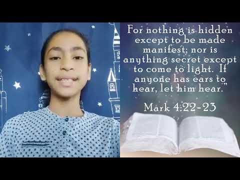 Mark 4:22-23
