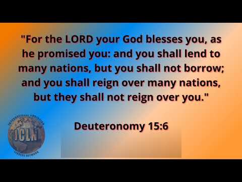 Today's Mannah - Deuteronomy 15:6