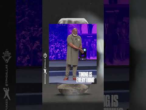 Revisit one of the top 3 viewed sermons of 2023, "Timing Is Everything." #tdjakes #thepottershouse
