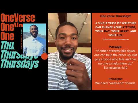 One Verse Thursdays! Ep. 11 - Ecclesiastes 4:10 - Pastor Richard Martin