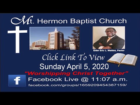 "Hope In The Middle of Helplessness"  Genesis 8: 20-22  -  Sunday April 5, 2020