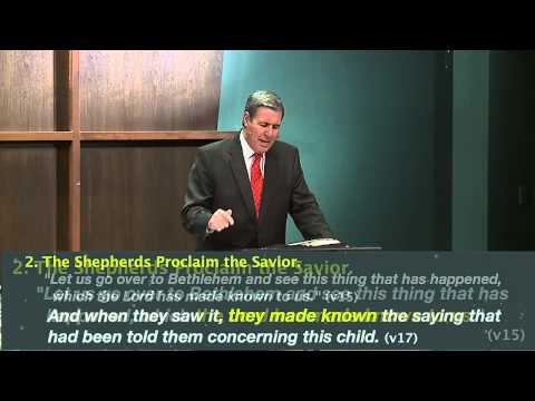 Sermon: "The Shepherds: He Is the Savior" on Luke 2:8–20