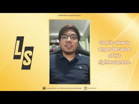 2021 March 16 - LIVING STREAMS: Psalm 103:6-10