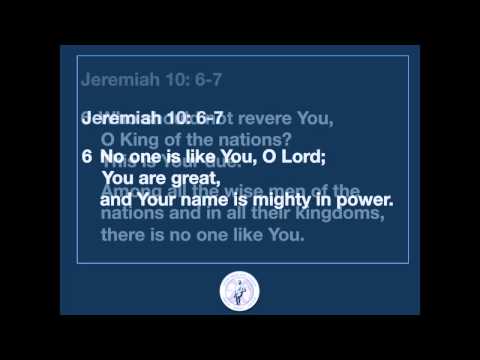 Jeremiah 10:6-7