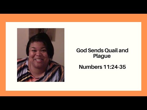 God Sends Quail and Plague    Numbers 11:24-35