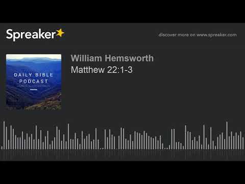 Matthew 22:1-3