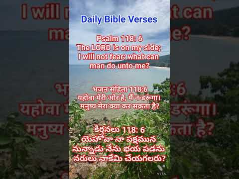 Word of God Jesus Christ, Psalm 118 : 6 - 8