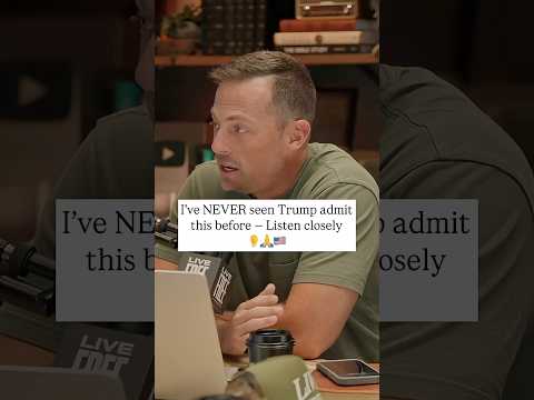 I've NEVER seen Trump admit this before — Listen closely...