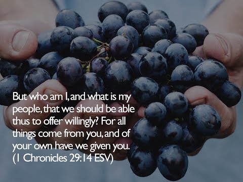 Sermon - 1 Chronicles 29:10-14 - How To Be Rich pt. 4