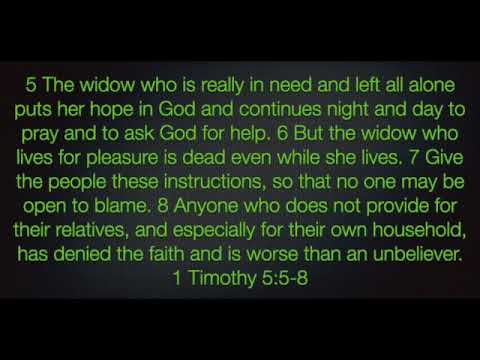1 Timothy 5:5-8 - SD 480p