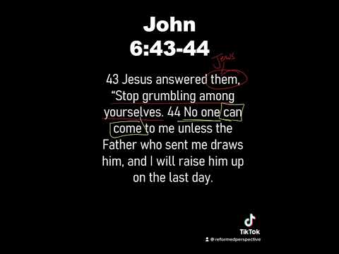 1 Minute Bible Study // John 6:43-44