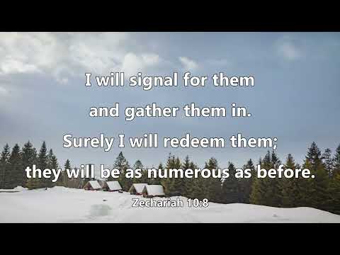 iway bible verse (Zechariah 10:8)