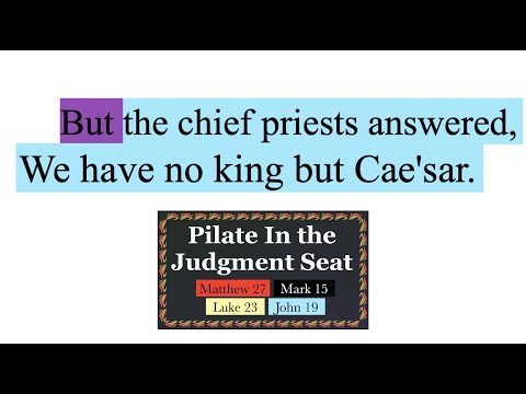 689. Chanting, “Crucify Him.” Matthew 27:23, Mark 15:14, Luke 23:22-23, John 19:15