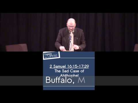 2 Samuel 16:15-17:29 - The Sad Case of Ahithophel