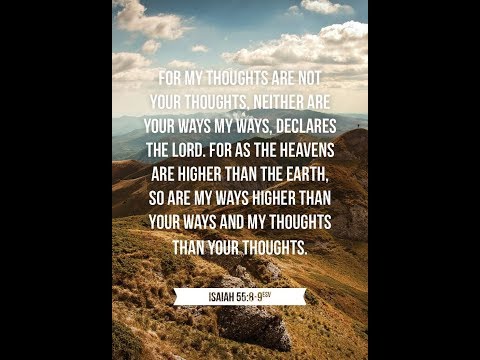Sermon - Isaiah 55:8-9 - God On Demand