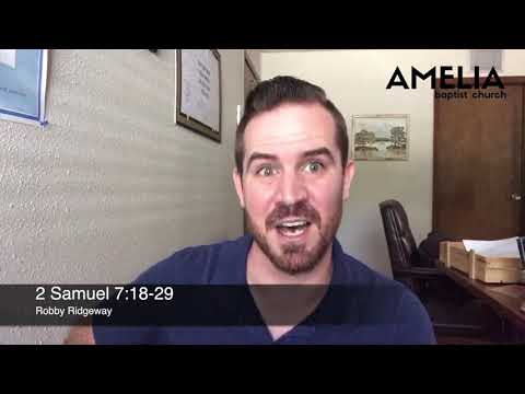 Devotional • Tuesday 10.13.2020 • 2 Samuel 7:18-29
