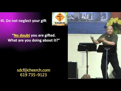 Church At Work - 1 Timothy 4:9-16