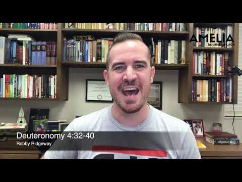 Devotional • Wednesday 4.21.2021 • Deuteronomy 4:32-40