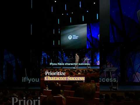 PRIORITIZE CHARACTER SUCCESS 1️⃣