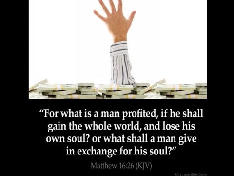 06/19/2022. Online Bible Study: Matthew 16:21-28. Gain the whole world yet loses their soul