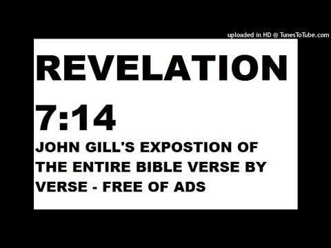 Revelation 7:14 by John Gill - Exposition of the Entire Bible Verse by Verse