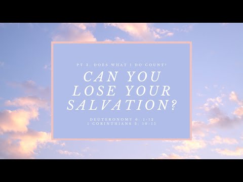 Does What I Do Count? Deuteronomy 6: 1-12, 1 Corinthians 3: 10-15  Sunday 30th January