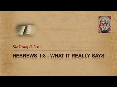 Hebrews 1:8 - Your throne ho theos