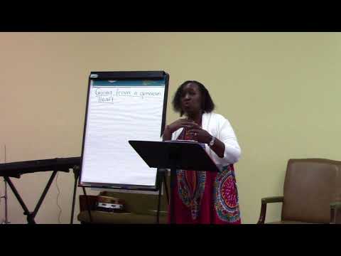 Sunday School 6 April 18  "Giving from a Generous Heart" Exodus 35:20-29  Ms. Nancy Midimmo