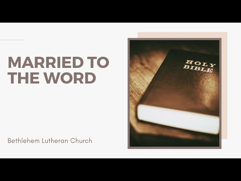 Married to the Word | John 7:40-43 | Christmas 2