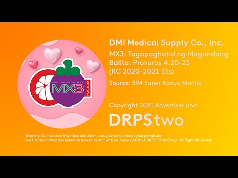 MX3: Tagapaghatid ng Magandang Balita - Proverbs 4:20-23 (MX3 Radio Commercial 2020-2021 32s)