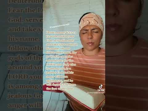 Deuteronomy 6:13-15 How I allow the HolySpirit to apply Gods word to my Everyday life. Christian