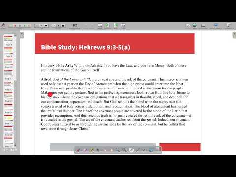 Bible Study Livestream: Hebrews 9:3-4