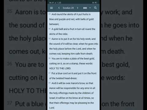Exodus 28:33-38