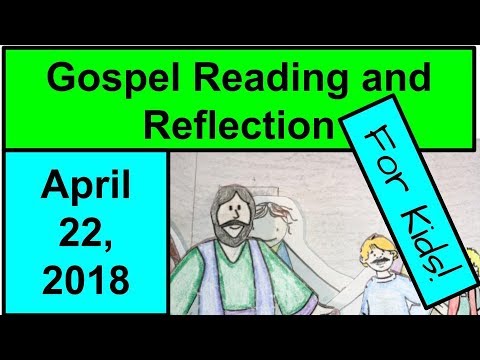 Gospel Reading and Reflection for KIds - April 22, 2018 - John 10:11-15