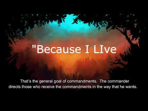 Because I  Live  (Exodus 20:1-7)  Mission Blessings