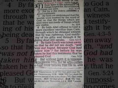 Start your day with "Good Morning Scripture!" ???? ☕️ [Hebrews 11:1,6] Read entire chapter.