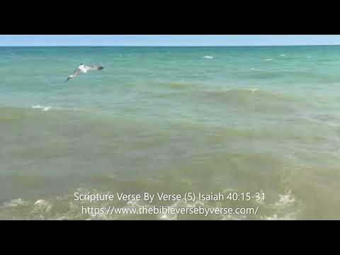 Scripture Verse By Verse (5) Isaiah 40:15-31