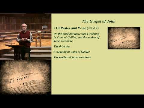 6. Of Water and Wine (John 2:1-12, 10/31/2022)