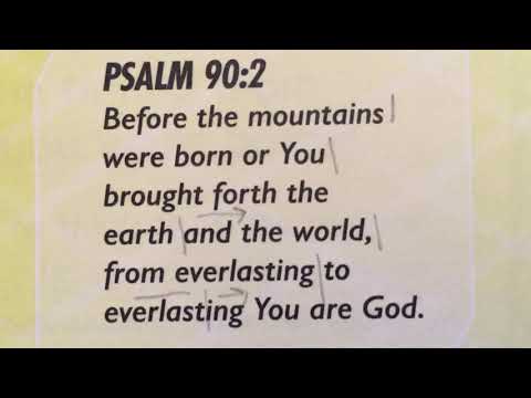 T&T Grace in Action 1.5 Psalm 90:2 NIV