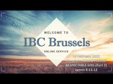 RESPECTABLE SINS (Part 2) - Judging your Judgmentalism! - James 4:11-12