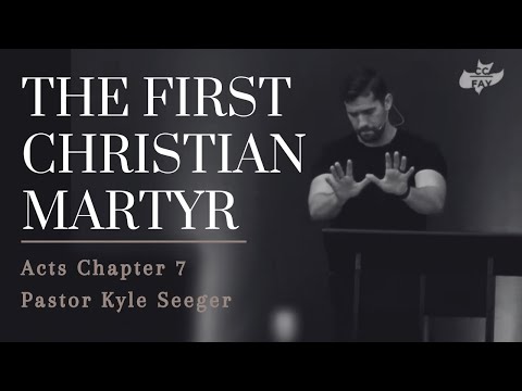 Acts 7:56-58 | The first Christian martyr | May 25, 2022
