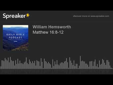 Matthew 16:8-12