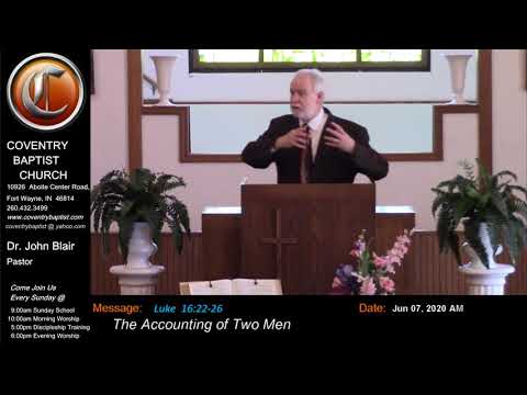 [Luke  16:22-26]  The Accounting of Two Men