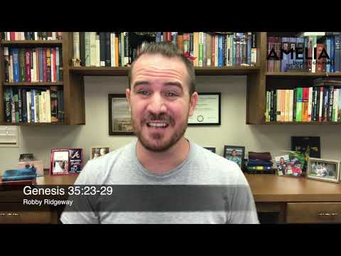 Devotional • Thursday 12.2.2021 • Genesis 35:23-29