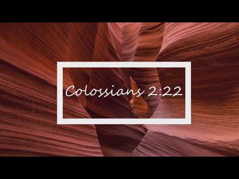 Colossians 2:22