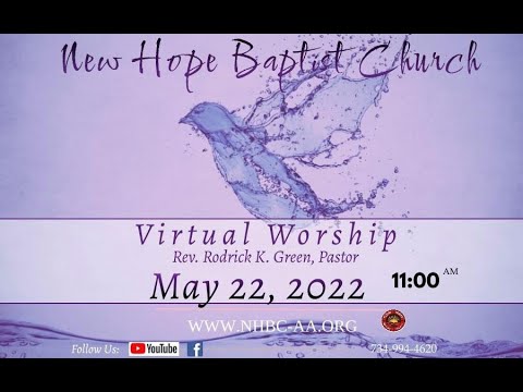 May 22, 2022 Sermon: "A Better Understanding" (Luke 24:13 - 29)